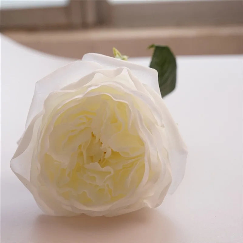 fleurs artificielles rose real touch pour décoration et cadeau