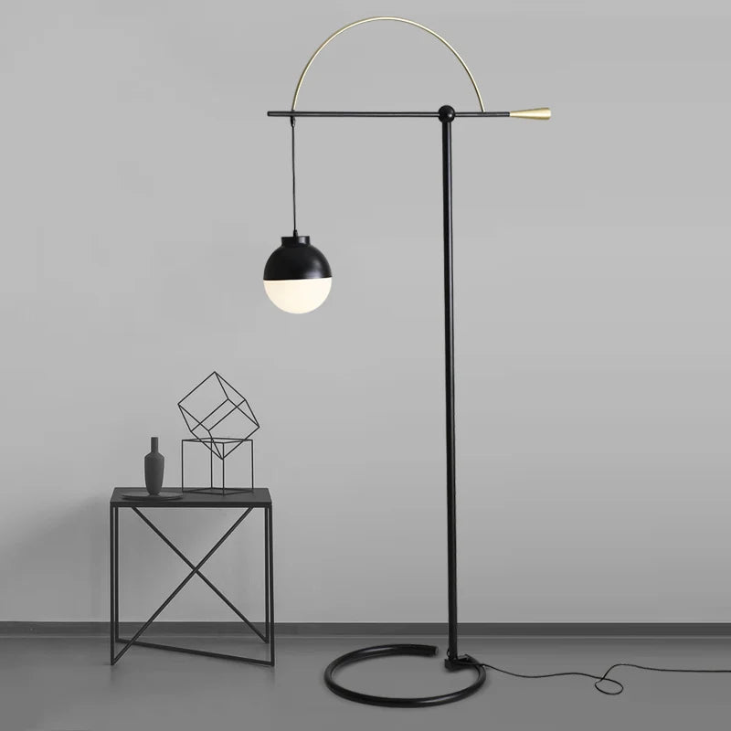 lampadaire créatif minimaliste pour espace moderne et élégant