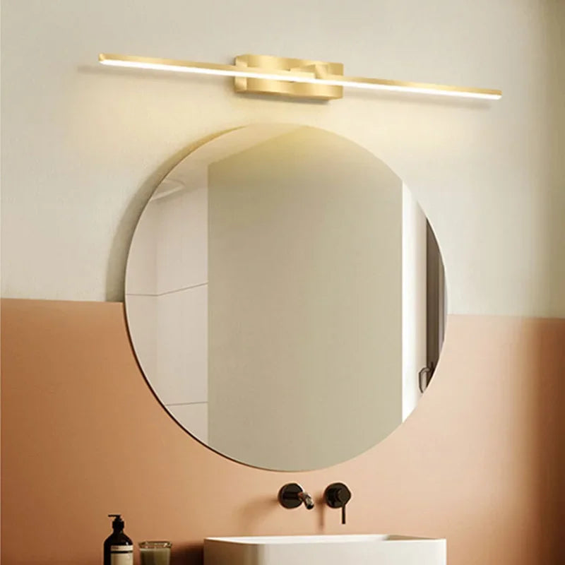 applique murale led moderne pour salle de bain et miroir