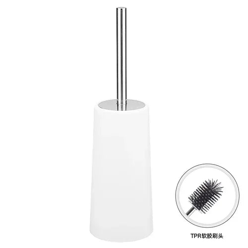 brosse de toilette à long manche poils souples sans impasse