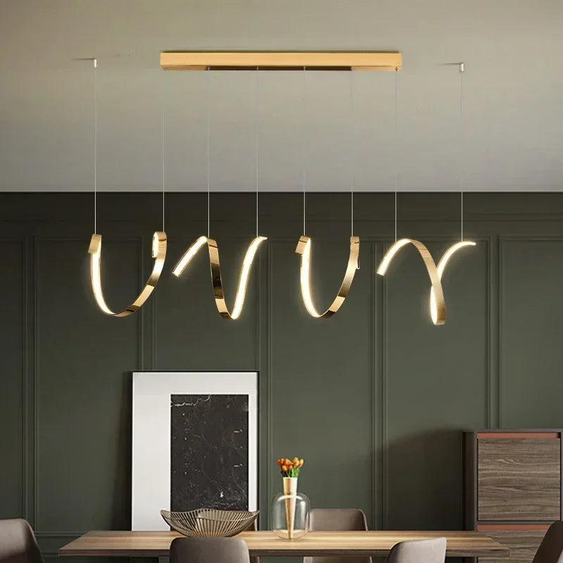 lustre led suspendu design moderne décoratif de luxe irrégulier