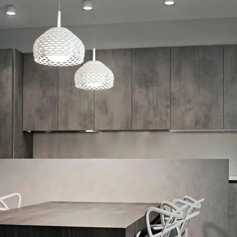 Italy Design Pendan Lamp Hollow out Suspension Ceiling Light Hanging for Living Dining Room Kitchen Island