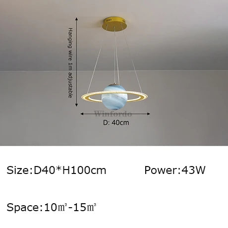 suspension créative terre lune football design original