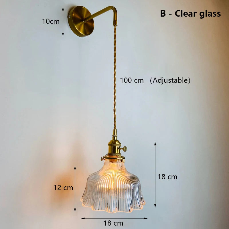 lustre en verre nordique pour décoration intérieure moderne