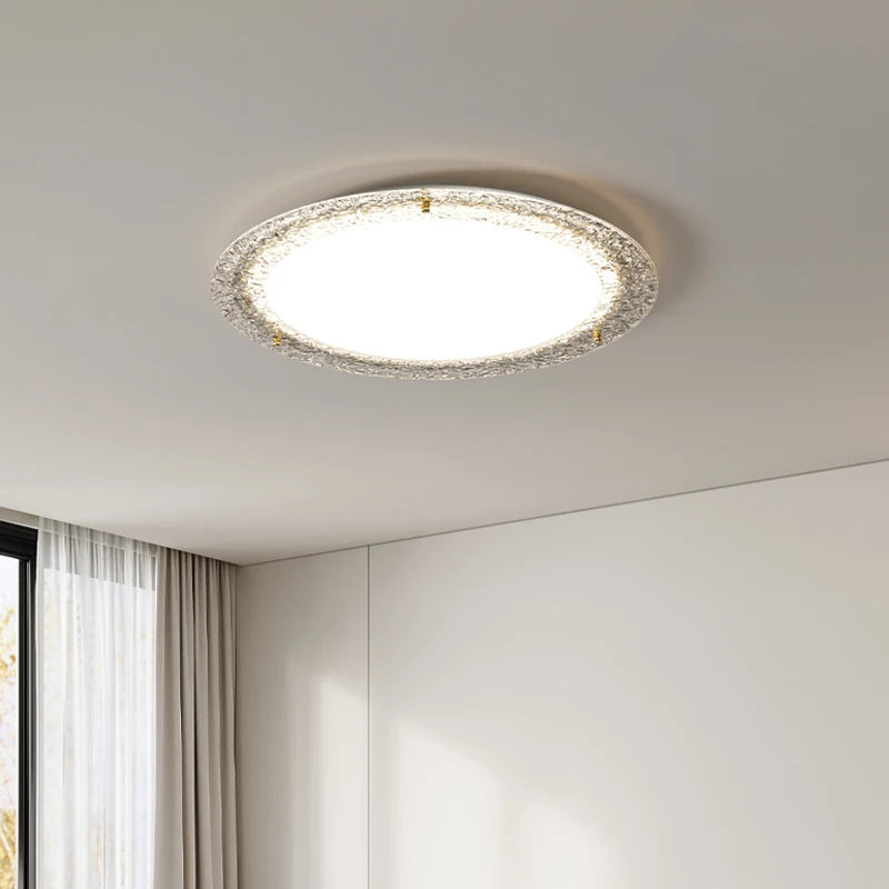 plafonnier led en cristal moderne et luxueux pour intérieur