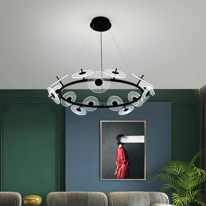 lustre moderne pour éclairage intérieur design élégant