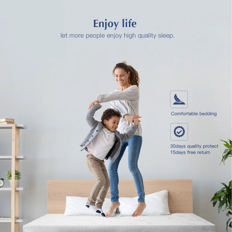 matelas en mousse à mémoire de forme gel topper pour un confort optimal