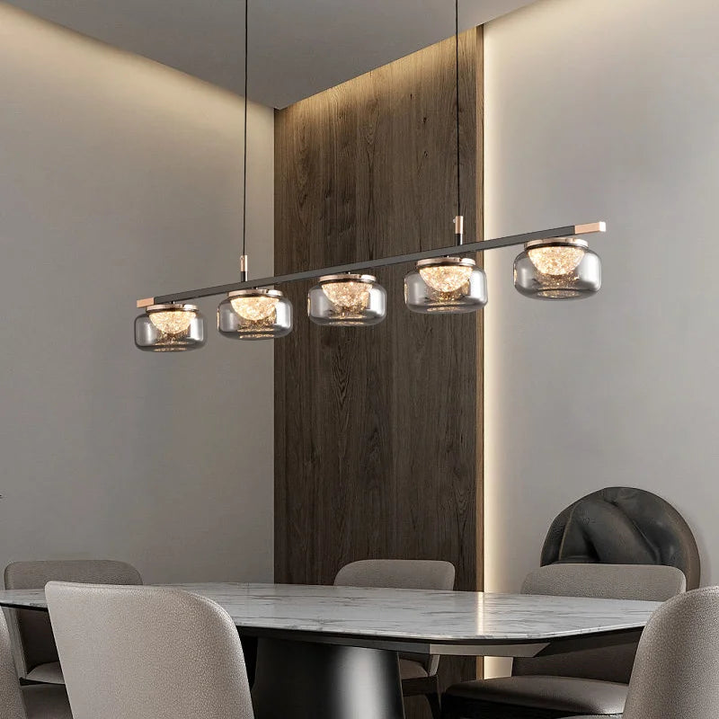 lustre minimaliste italien haut de gamme pour éclairage moderne