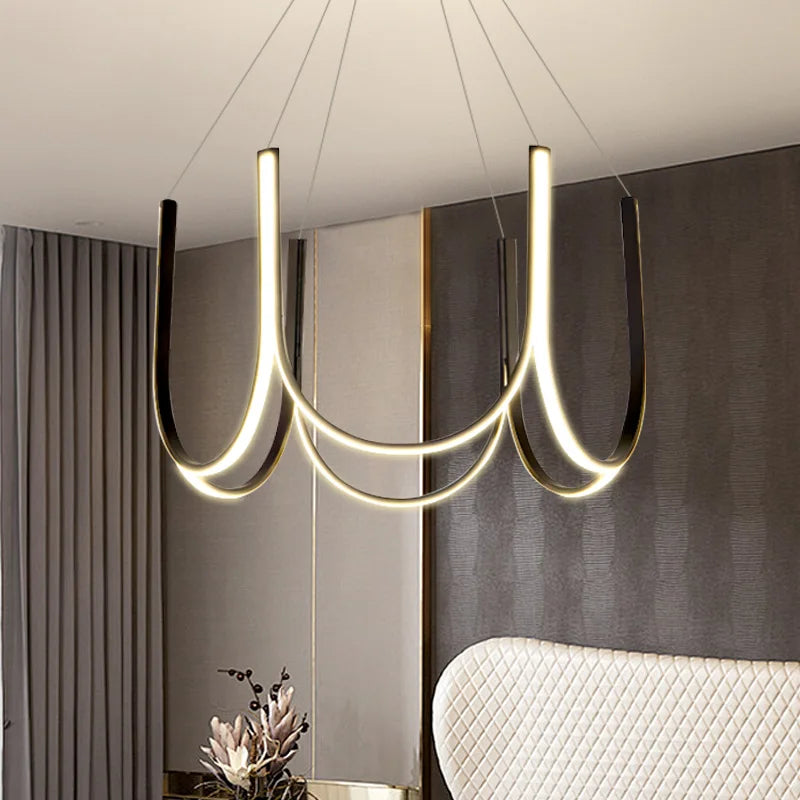 suspension led design italien pour un éclairage moderne