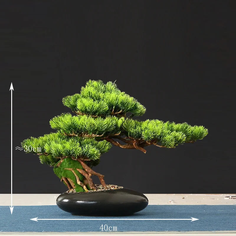 faux arbre bonsaï pour décoration intérieure et aménagement paysager