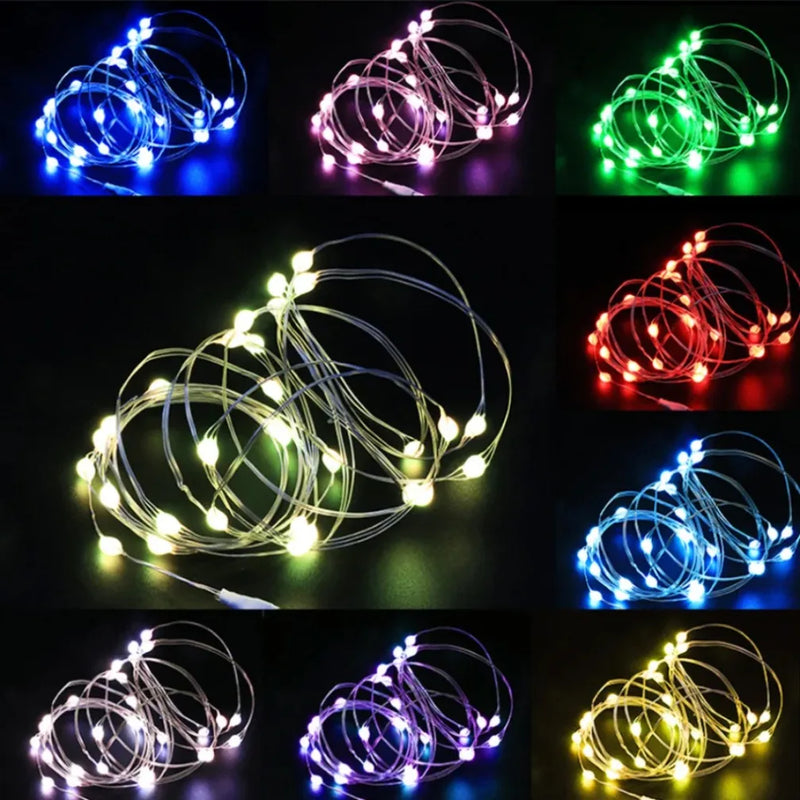 guirlande lumineuse led usb étanche pour décoration festive