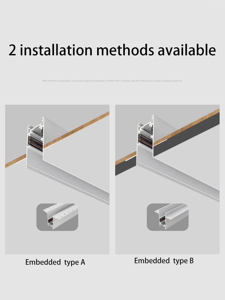 rails d'éclairage magnétiques led à intensité variable spot zigbee cob