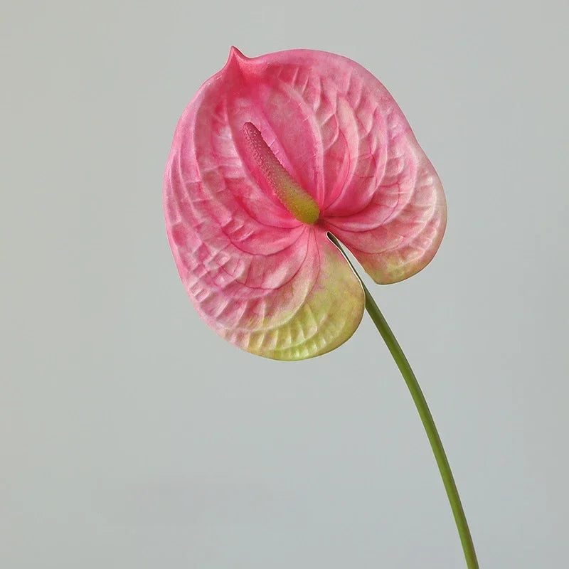 décoration de jardin feuilles artificielles anthuriums pour extérieur