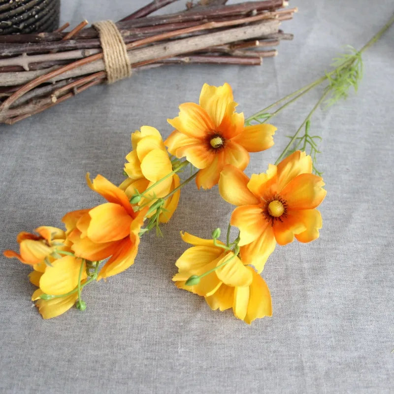 fleur artificielle de camomille pour décoration de mariage et fête