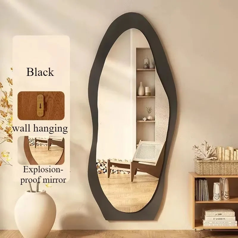 miroir décoratif debout pour maquillage et intérieur