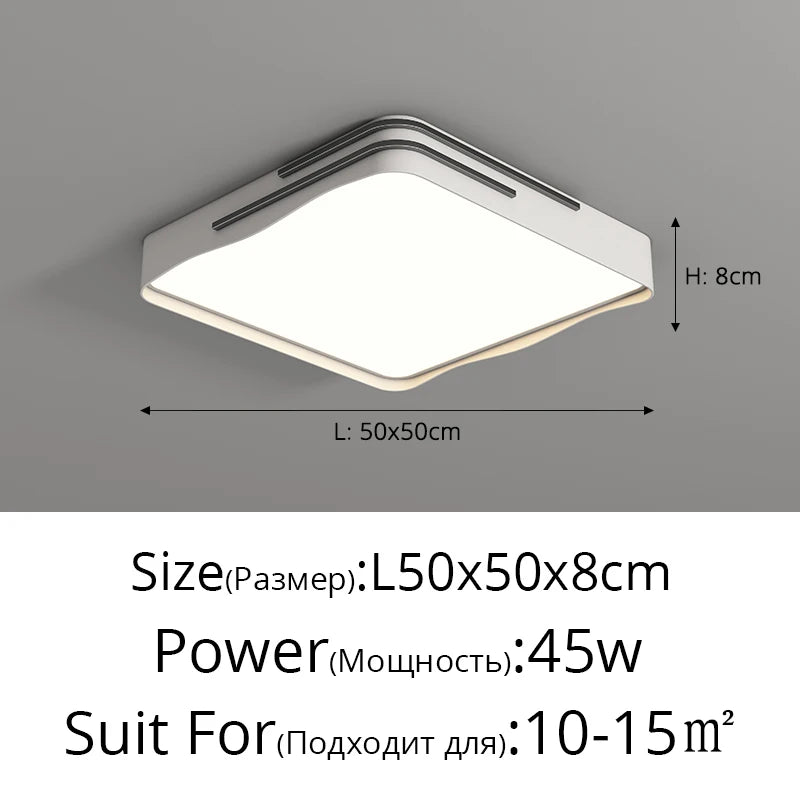 plafonniers led modernes pour éclairage intérieur élégant