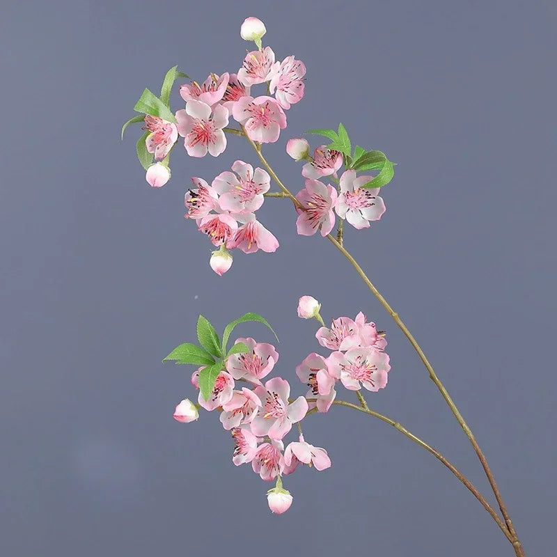 fleurs artificielles en soie pour décoration intérieure élégante