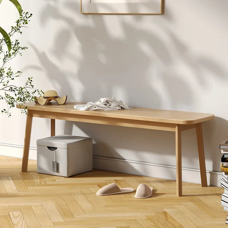 tabouret en noyer pour salle à manger et cabine d'essayage style chinois