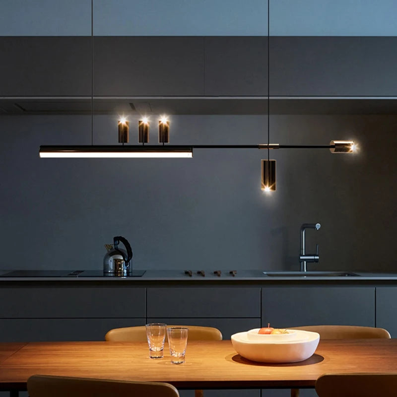 lustre moderne suspendu lumineux pour décoration intérieure