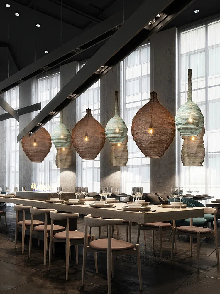 lustre créatif suspendu pour restaurant bar et hôtel