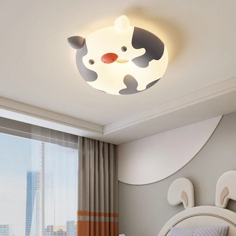 plafonnier led chat mignon pour chambre d'enfant prince et princesse