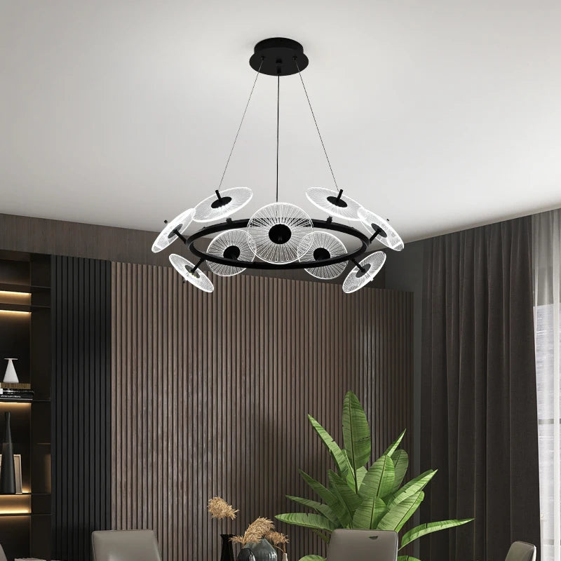 lustre moderne pour éclairage intérieur design élégant