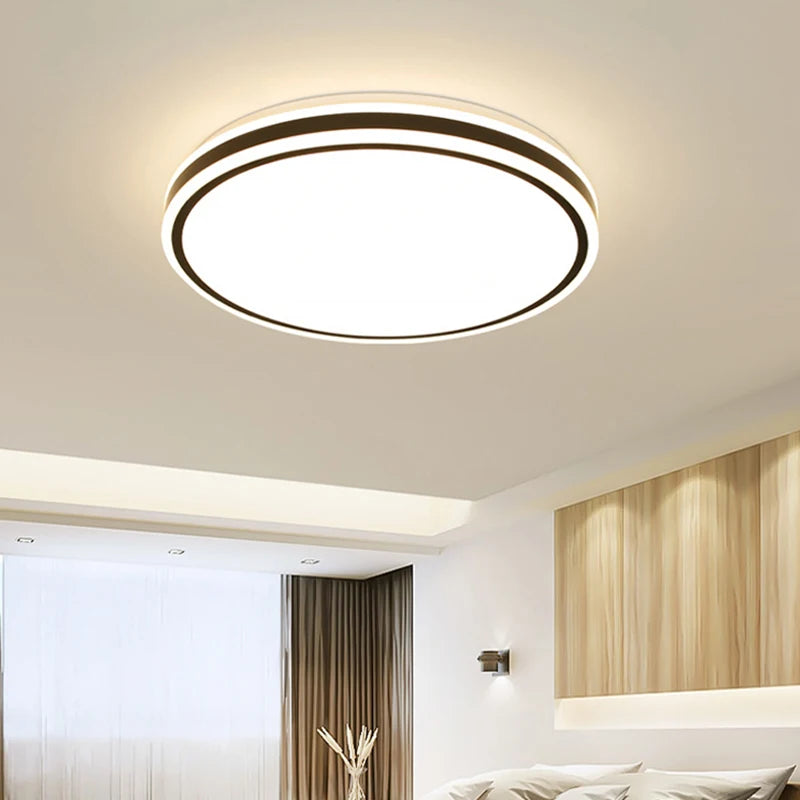 encastré led ambiance moderne ronde nordique lampes