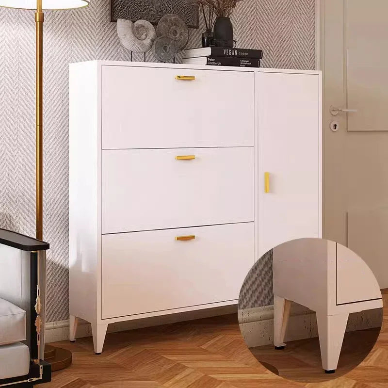 meuble à chaussures ouvert pour un rangement esthétique et pratique