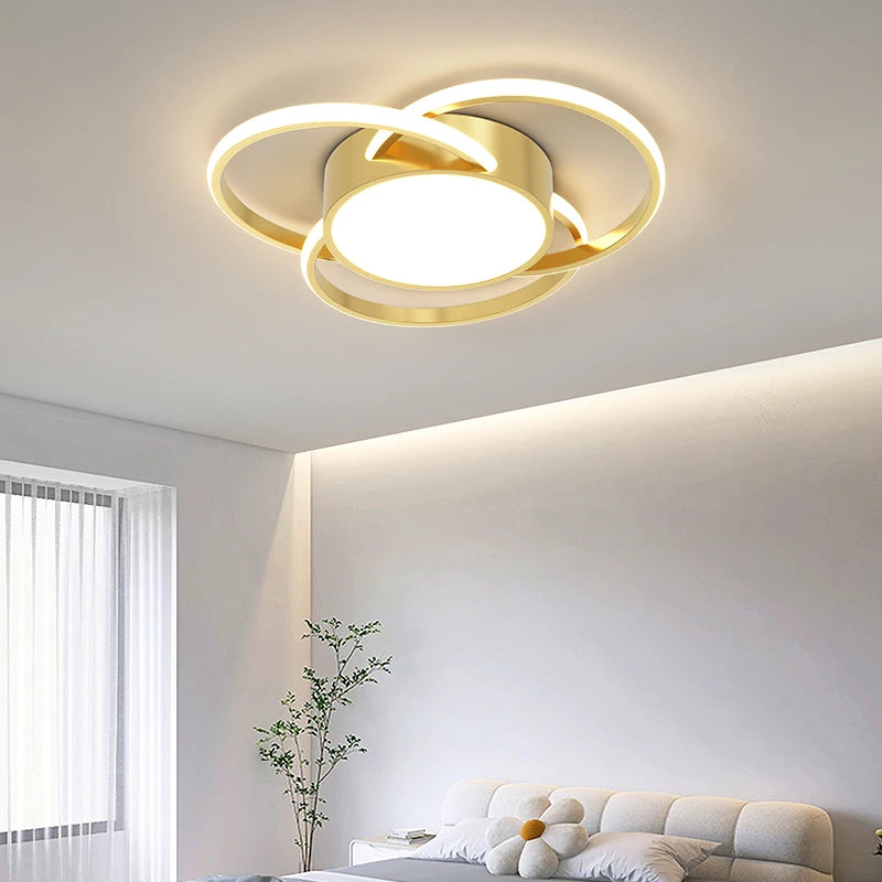 lustre moderne led pour décoration intérieure nordique élégante