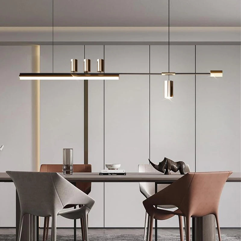 lustre moderne suspendu lumineux pour décoration intérieure