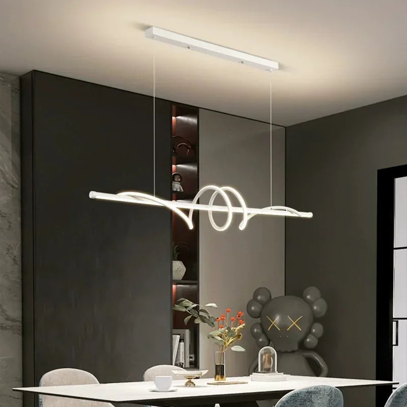 suspension à led moderne pour décoration intérieure élégante