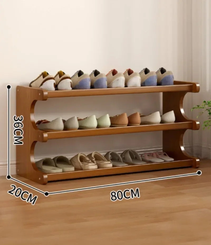 organisateur de chaussures à étagères peu encombrantes pour le rangement intérieur