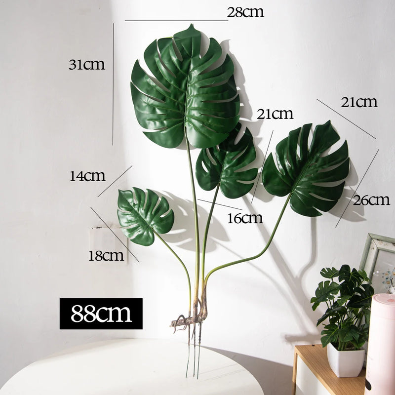 plantes artificielles monstera pour décoration intérieure et extérieure