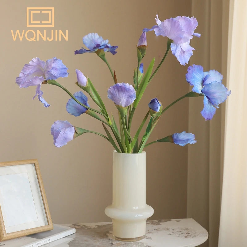 branche de fleur d'iris artificielle pour décoration de mariage et fêtes