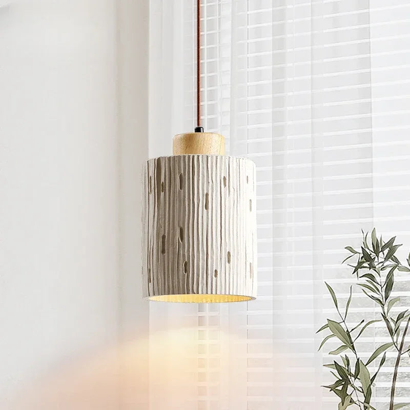 lustre suspendu en pierre style rétro pour décoration intérieure