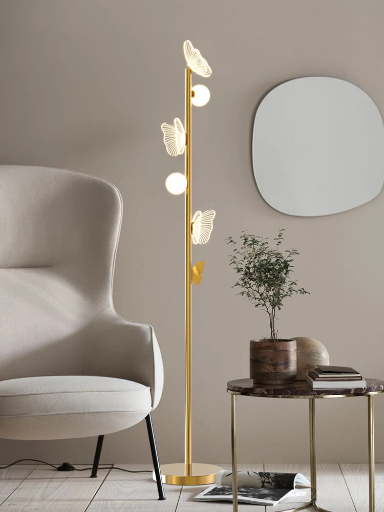 lampadaire italien minimaliste moderne style papillon luxe nordique