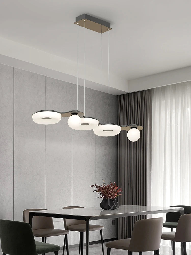 lustre minimaliste moderne style nordique créatif pour bar et table à manger