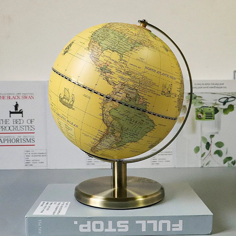 globe terrestre rotatif éducatif pour enfants et décoration