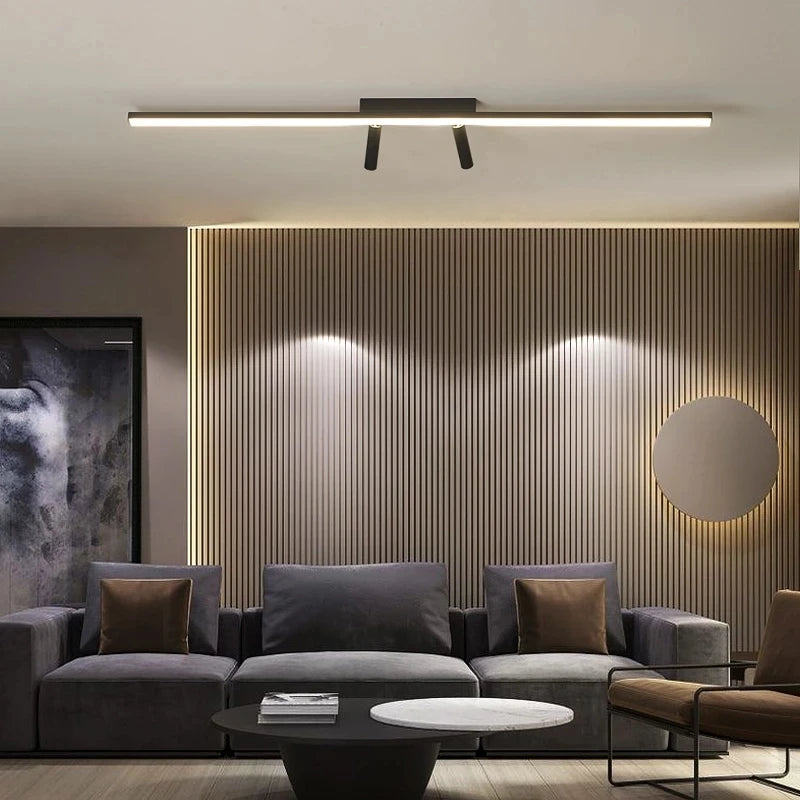 lustre moderne en led pour intérieur élégant et contemporain