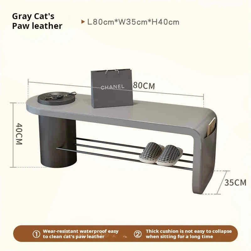 banc de rangement multifonction pour chaussures et autres objets