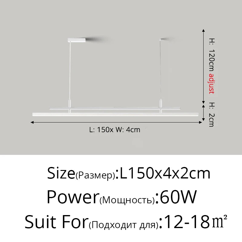 lustre à led nordique design pour éclairage intérieur moderne