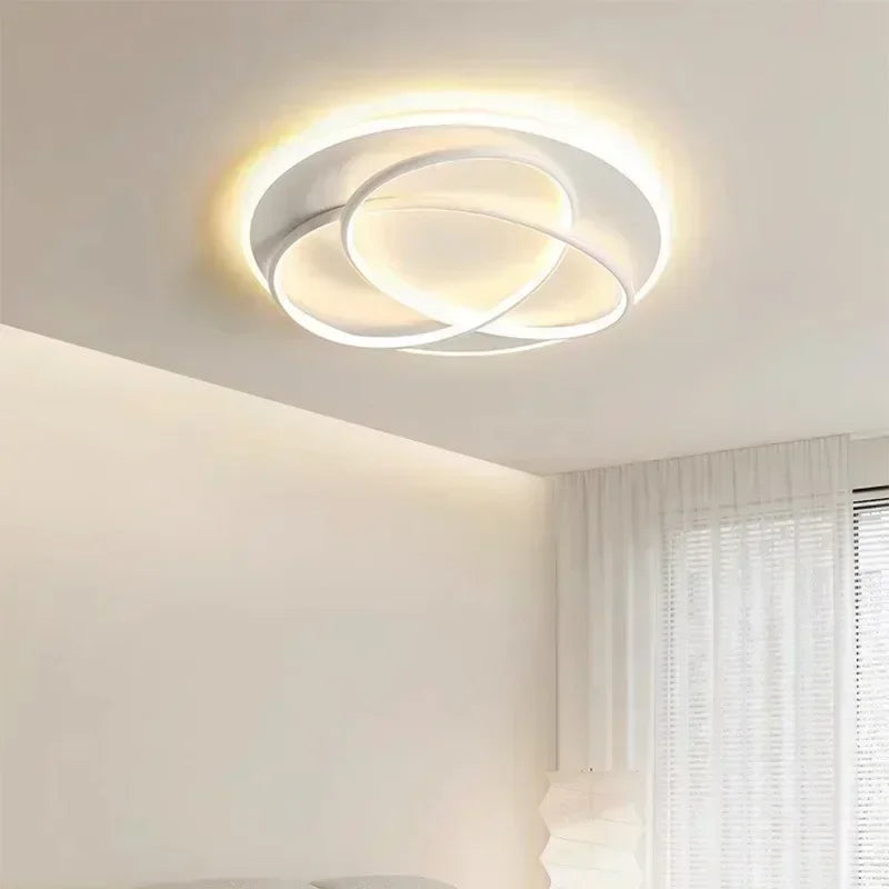 lustre moderne à leds pour décoration intérieure lumineuse