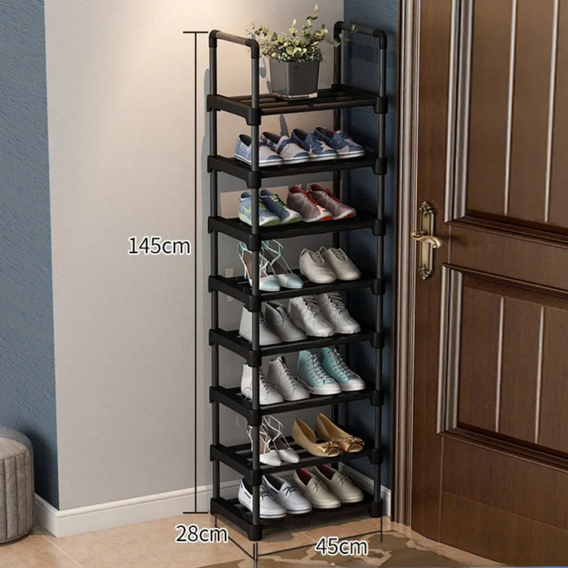 étagère à chaussures amovible multicouche pour rangement pratique