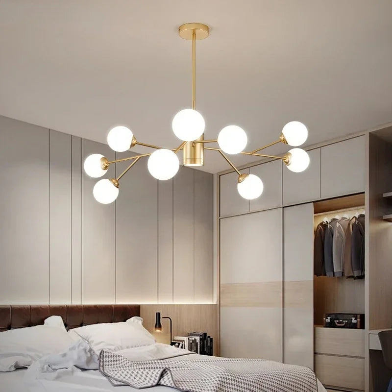 lustre led design élégant pour éclairage intérieur moderne