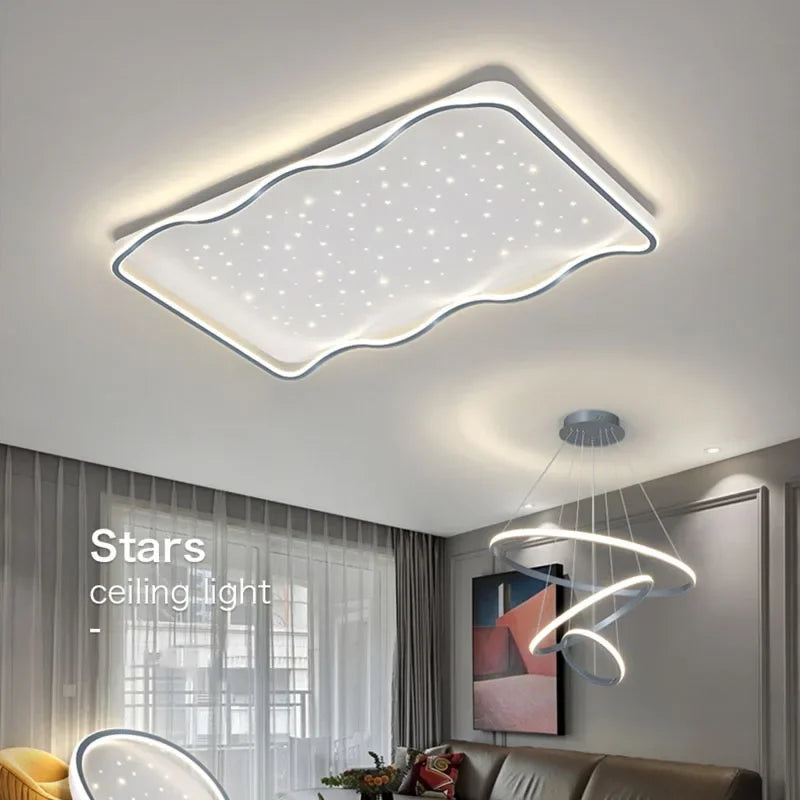 plafonnier led moderne pour décoration d'intérieur élégante et contemporaine