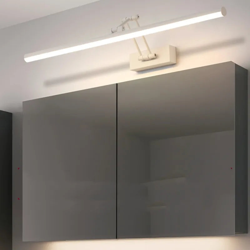 "lampe led étanche pour miroir armoire pliable télescopique"
