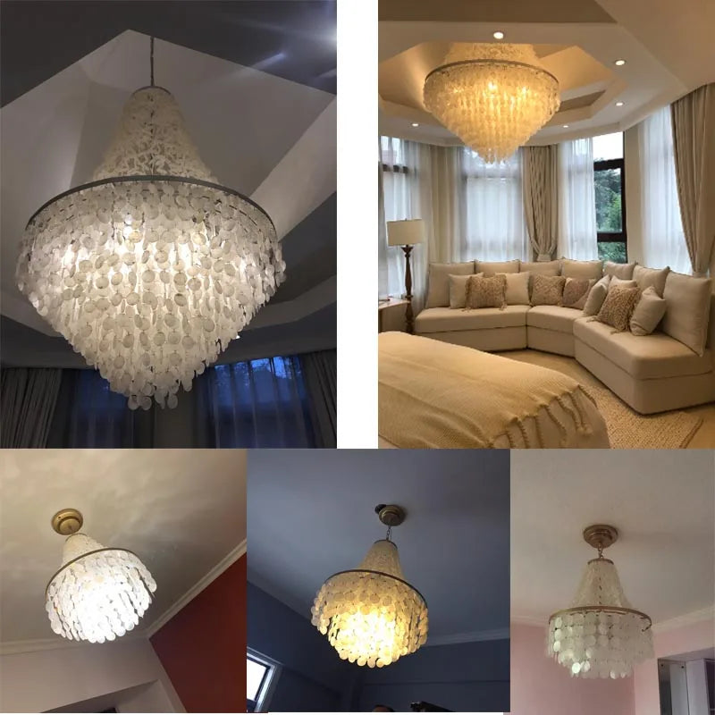 lustre moderne à LED pour décoration intérieure élégante