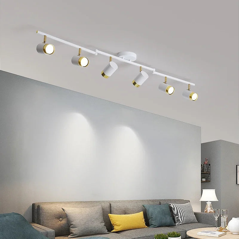 plafonnier led moderne à bande lumineuse décorative pour intérieur