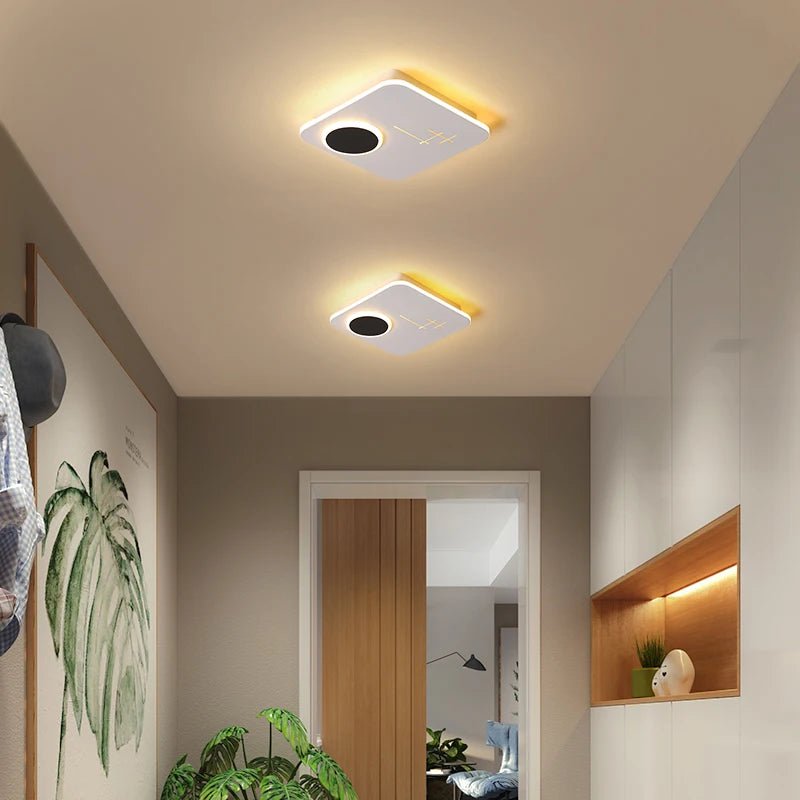 plafonnier led intégré moderne minimaliste style nordique créatif