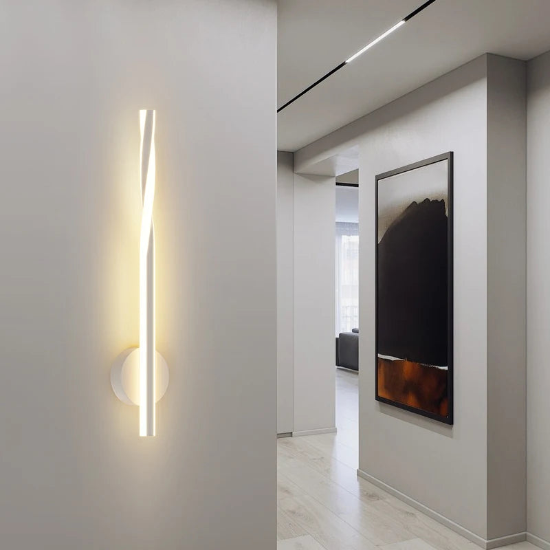 applique murale led minimaliste pour éclairage intérieur moderne